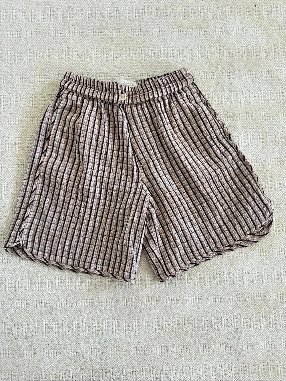 Zara Plaid Shorts in Green & Pink Size 4 Years Like New